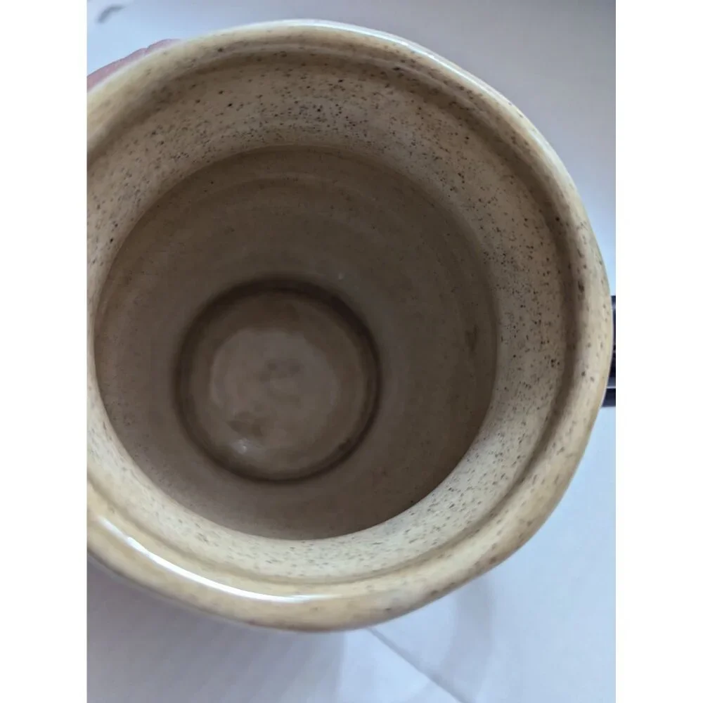 Jim Shore Carolina‎ Trade large mug blue & cream Certified International 5 inch